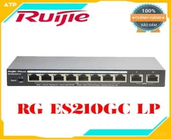 Thiết bị chuyển mạch Switch RUIJIE RG-ES210GC-LP,Switch POE 10 cổng RUIJIE REYEE RG-ES210GC-LP,Switch POE 10 cổng RUIJIE REYEE RG-ES210GC-LP giá re,bán Switch POE 10 cổng RUIJIE REYEE RG-ES210GC-LP,Switch POE 10 cổng RUIJIE REYEE RG-ES210GC-LP chính hãng