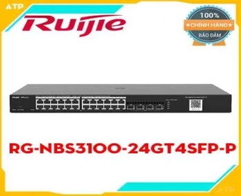 Switch POE 24 cổng RUIJIE REYEE RG-NBS3100-24GT4SFP-P,Switch Ruijie Reyee RG-NBS3100-24GT4SFP-P ,RG-NBS3100-24GT4SFP-P 28-port Gigabit Layer 2 Cloud,Switch POE 24 cổng RUIJIE REYEE RG-NBS3100-24GT4SFP-P chính hãng,Switch POE 24 cổng RUIJIE REYEE RG-NBS3100-24GT4SFP-P giá rẻ
