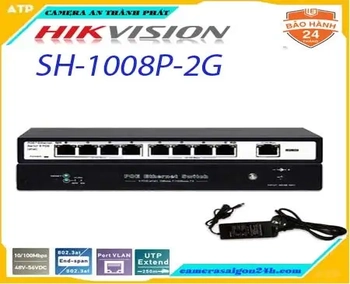 Lắp đặt camera tân phú Switch Poe Hikvision SH-1008P-2G