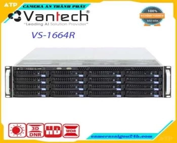Lắp đặt camera tân phú Server Lưu Trữ Ghi Hình Thông Minh 64 Kênh Vantech VS-1664R                                                                                            