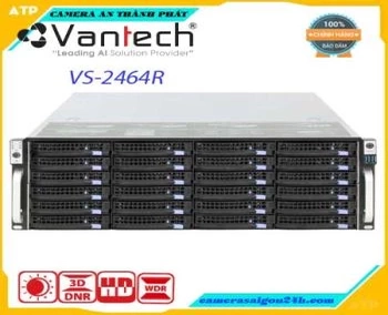 Lắp đặt camera tân phú Server Lưu Trữ Ghi Hình Thông Minh 64 Kênh Vantech VS-2464R                                                                                            