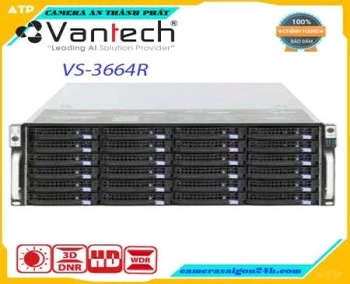 Lắp đặt camera tân phú Server Lưu Trữ Ghi Hình Thông Minh 64 Kênh Vantech VS-3664R                                                                                            