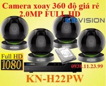 Lắp camera wifi giá rẻ Lắp camera xoay 360 độ giá rẻ , camera xoay 360 độ , camera KN-H22PW , KN-H22PW , H22PW