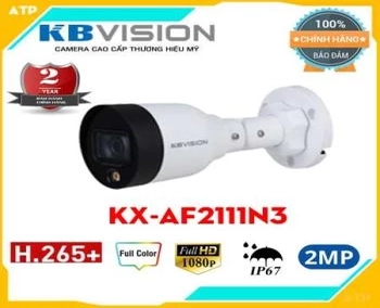 Lắp đặt camera tân phú KBVISION KX-AF2111N3 Camera IP Full Color 2MP