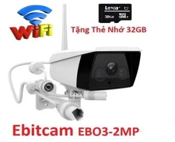 Lắp đặt camera tân phú EB03 Lăp Camera IP WIFI EBITCAM