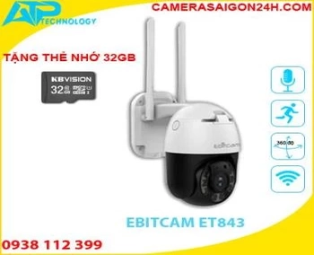 Lắp đặt camera tân phú Ebitcam ET843 Lắp Camera Ip Wifi