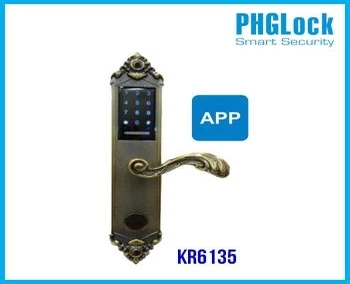 Lắp đặt camera tân phú Khóa Cửa Điện Tử Phglock Kr6135 App(Đồngxanh)