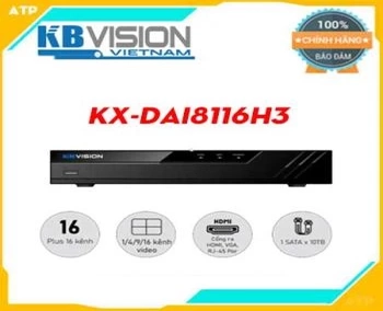 KX-DAi8116H3,Đầu ghi hình 16 kênh 5 in 1 KBVISION KX-DAi8116H3,đầu ghi hình KX-DAi8116H3, KBVISION KX-DAi8116H3,lắp đặt đầu ghi hình  KBVISION KX-DAi8116H3,đầu ghi hình  KBVISION KX-DAi8116H3 chất lượng