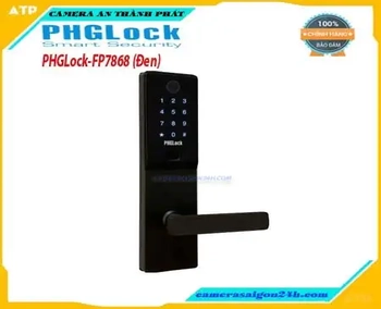 PHGLock-FP7868(Đen), Khóa cửa PHGLock-FP7868(Đen), khóa cửa FP7868(Đen), khóa vân tay FP7868(Đen), FP7868(Đen), khóa cửa thông minh PHGLock-FP7868(Đen)